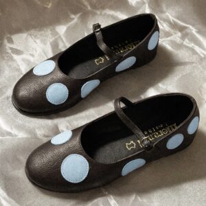 Charlene Polka Mary Janes (PRE-ORDER)