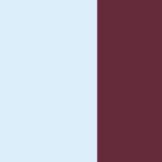 Pale Blue & Dark Plum